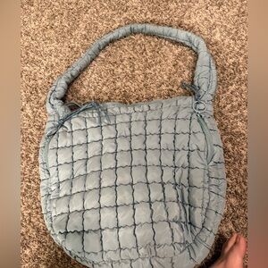 Quilted Blue Women's Bag